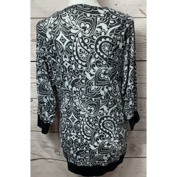 EUC Athleta Cowl Neck Paisley Print Top - Picture 4 of 6